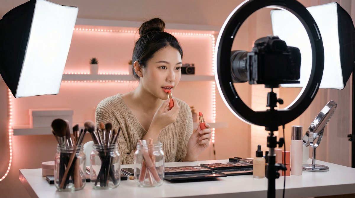 糖心vlog美妆视频